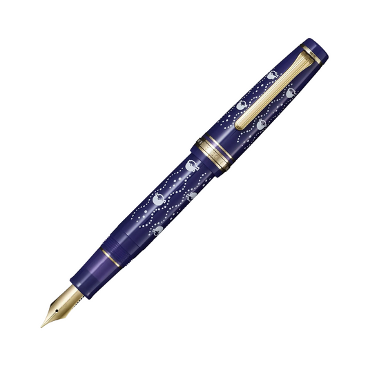 Sailor x KAMAWANU Pro Gear Fountain Pen - Fugu Tatewaku with Tenugui (Limited Edition)