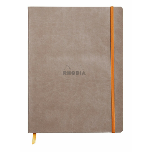 Rhodia Rhodiarama B5 Composition Soft Webnotebook - Taupe (Dot Grid)