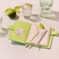 Hobonichi 2026 A6 Techo Book & Cover Set - Aqua Lime (English)