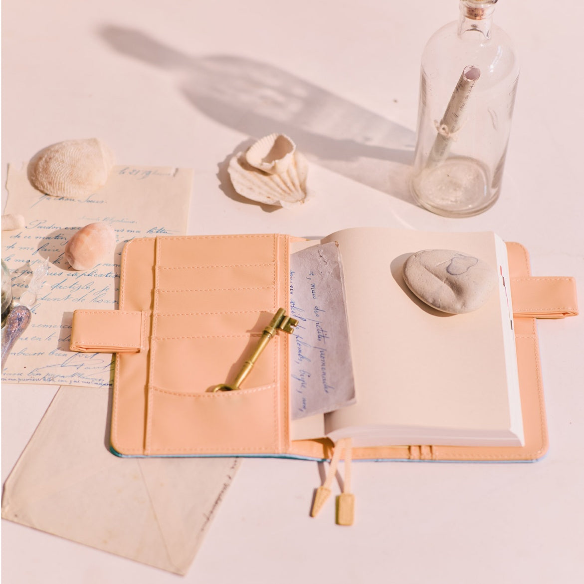 Hobonichi 2026 A6 Techo Book & Cover Set - Powder Blue Shell (English)