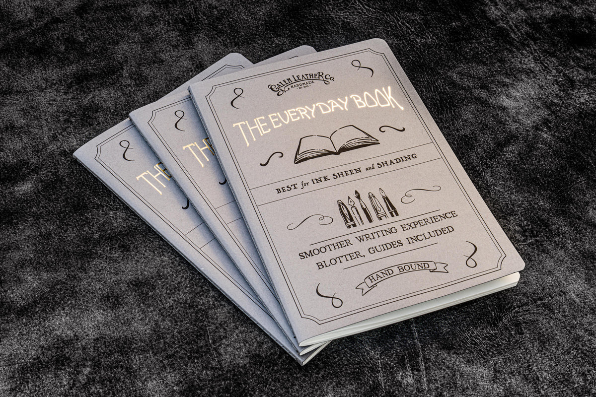 Galen Leather A5 The Everyday Book - Tomoe River Paper (Set of 3)