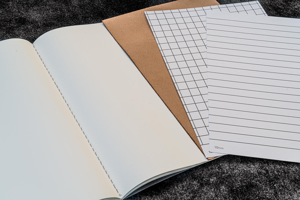 Galen Leather The Everyday Book - Regular Tomoe River Paper (Set of 3)