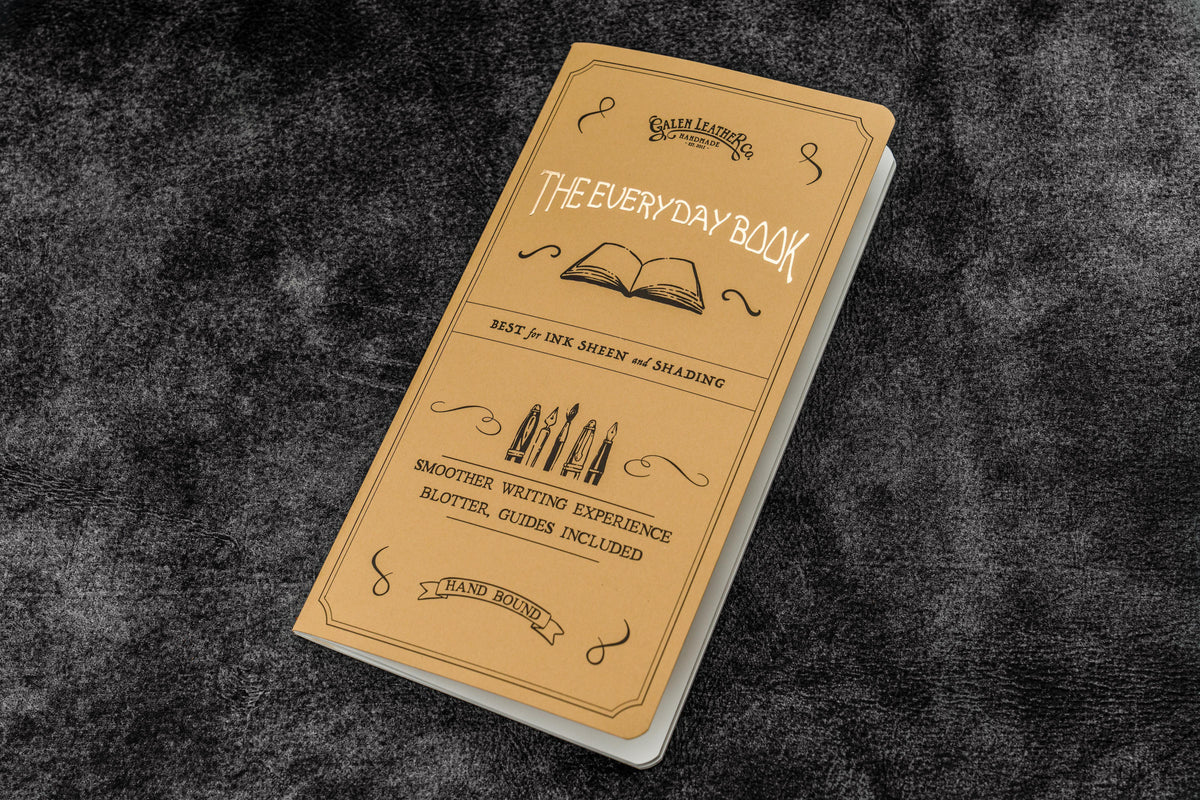 Galen Leather The Everyday Book - Regular Tomoe River Paper (Set of 3)