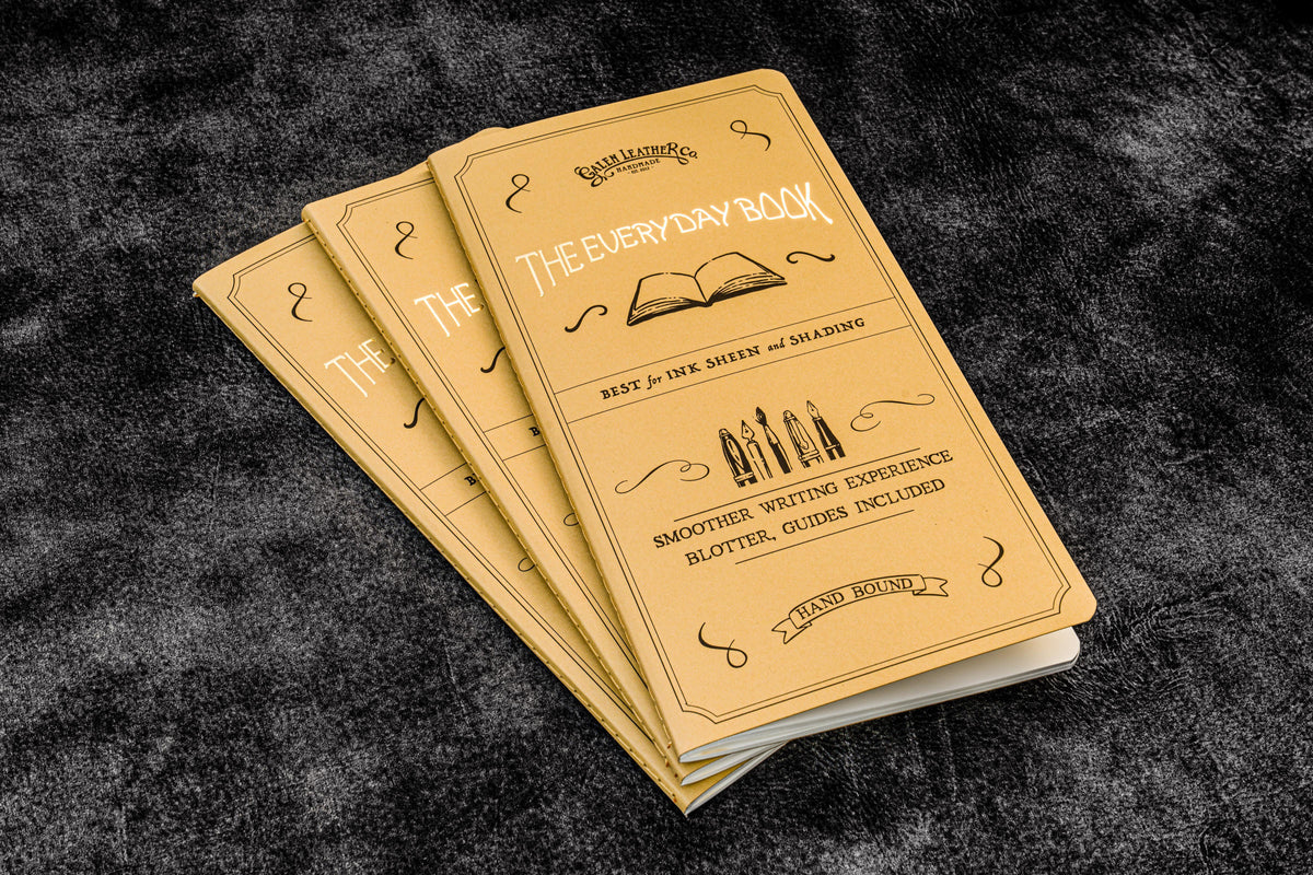 Galen Leather The Everyday Book - Regular Tomoe River Paper (Set of 3)