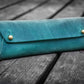 Galen Leather The Student Pencil Case - Crazy Horse Forest Green