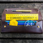 Galen Leather The Student Pencil Case - Dark Brown