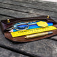 Galen Leather The Student Pencil Case - Dark Brown