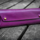 Galen Leather The Student Pencil Case - Purple