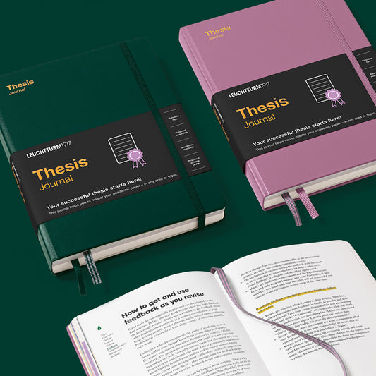 Leuchtturm1917 Thesis Journal A5 Medium Hardcover Journal - Forest Green