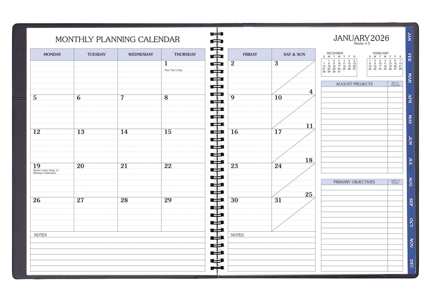 Payne 2026 Skivertex Large Time Master Planner