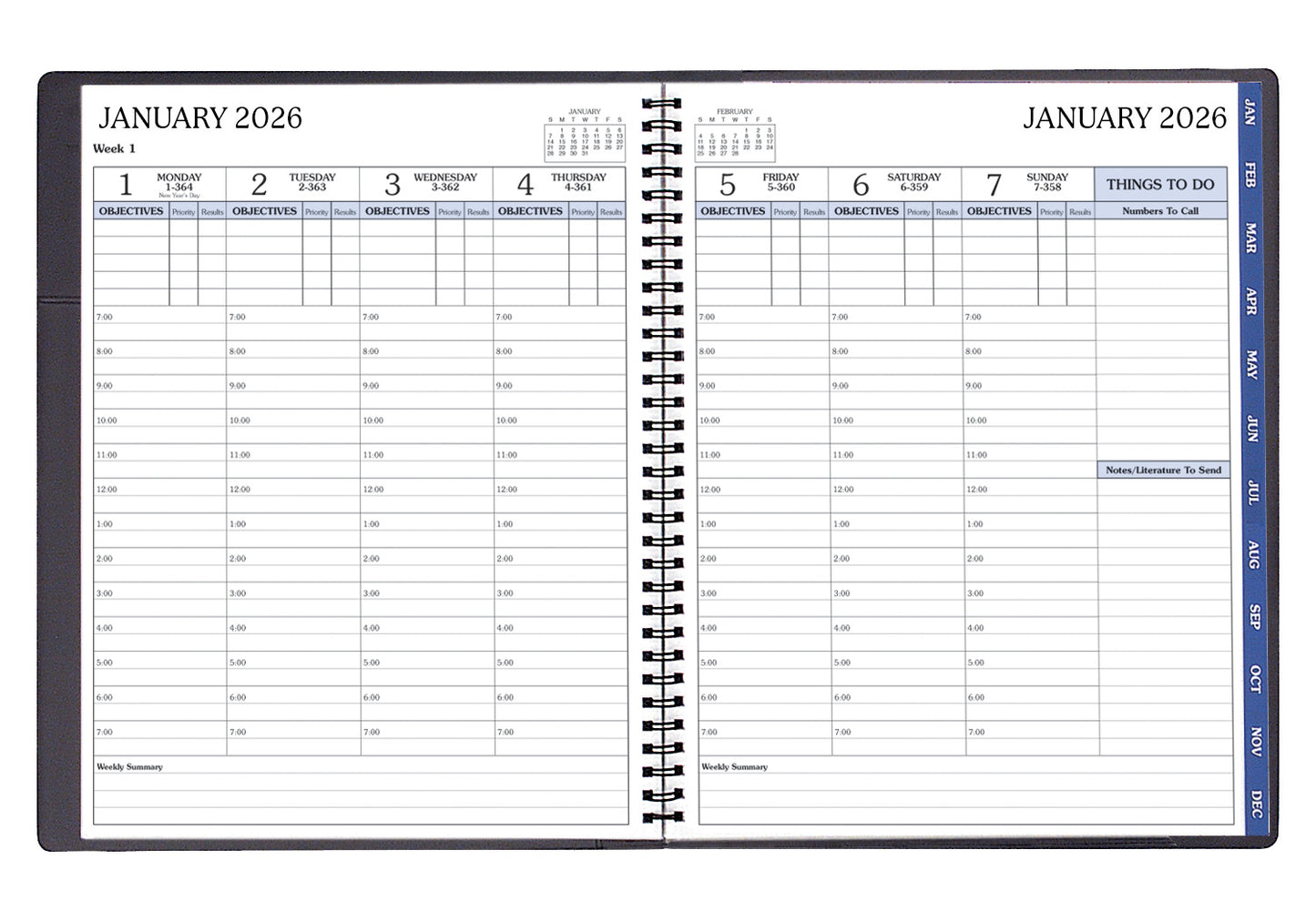 Payne 2026 Skivertex Medium Time Master Planner