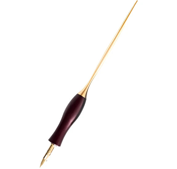 Tom's Studio Bloom Calligraphy Pen - Mulberry (Straight)