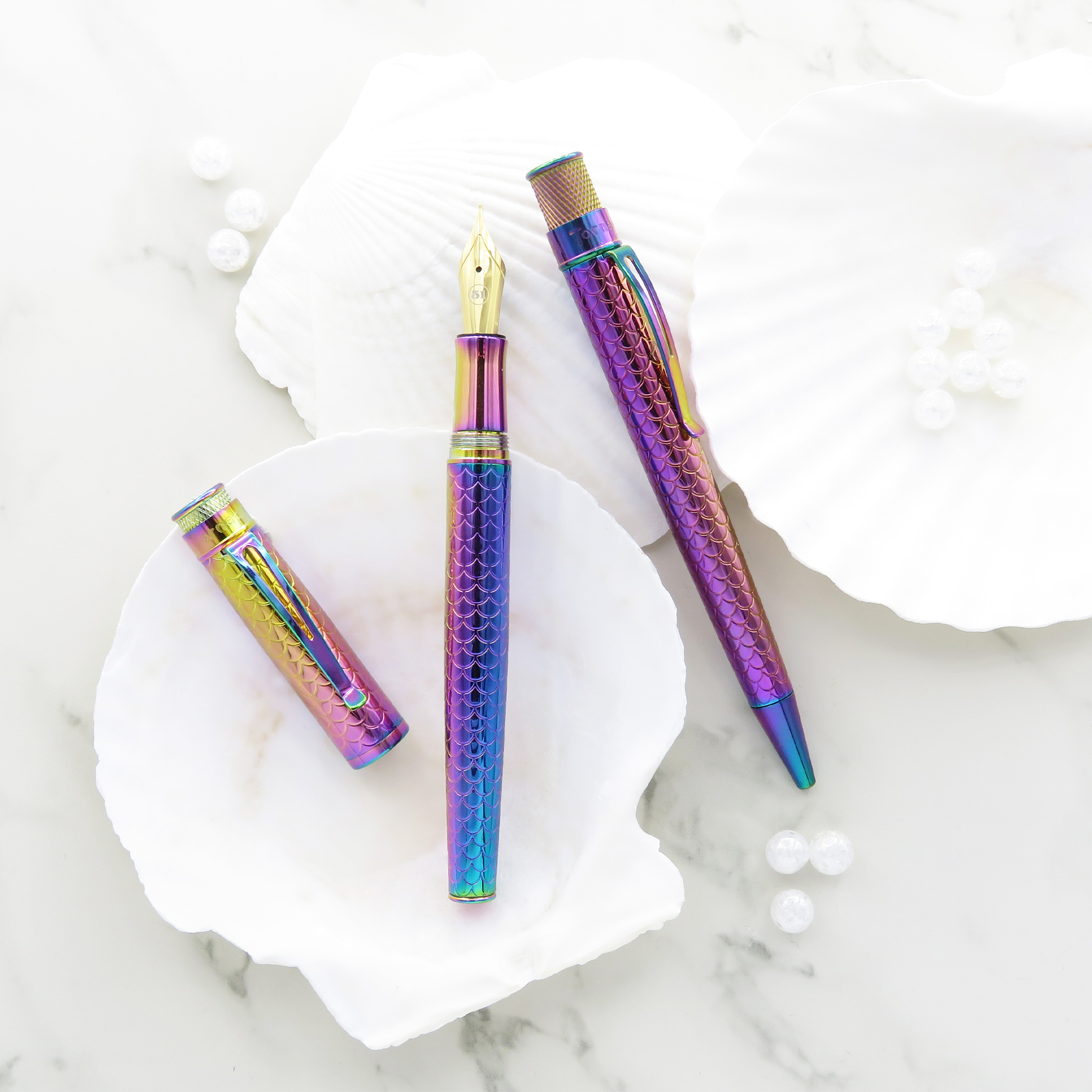 Retro 51 Tornado Popper Fountain Pen Mermaid (Limited Edition)