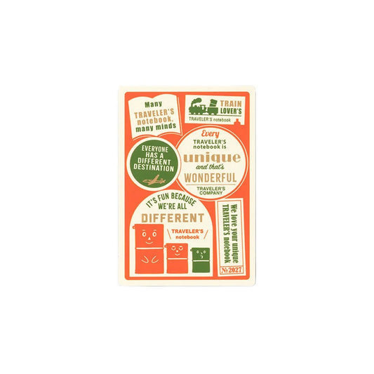 TRAVELER'S 2027 Plastic Sheet - Passport Diary Size