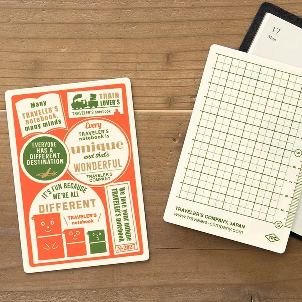 TRAVELER'S 2027 Plastic Sheet - Passport Diary Size
