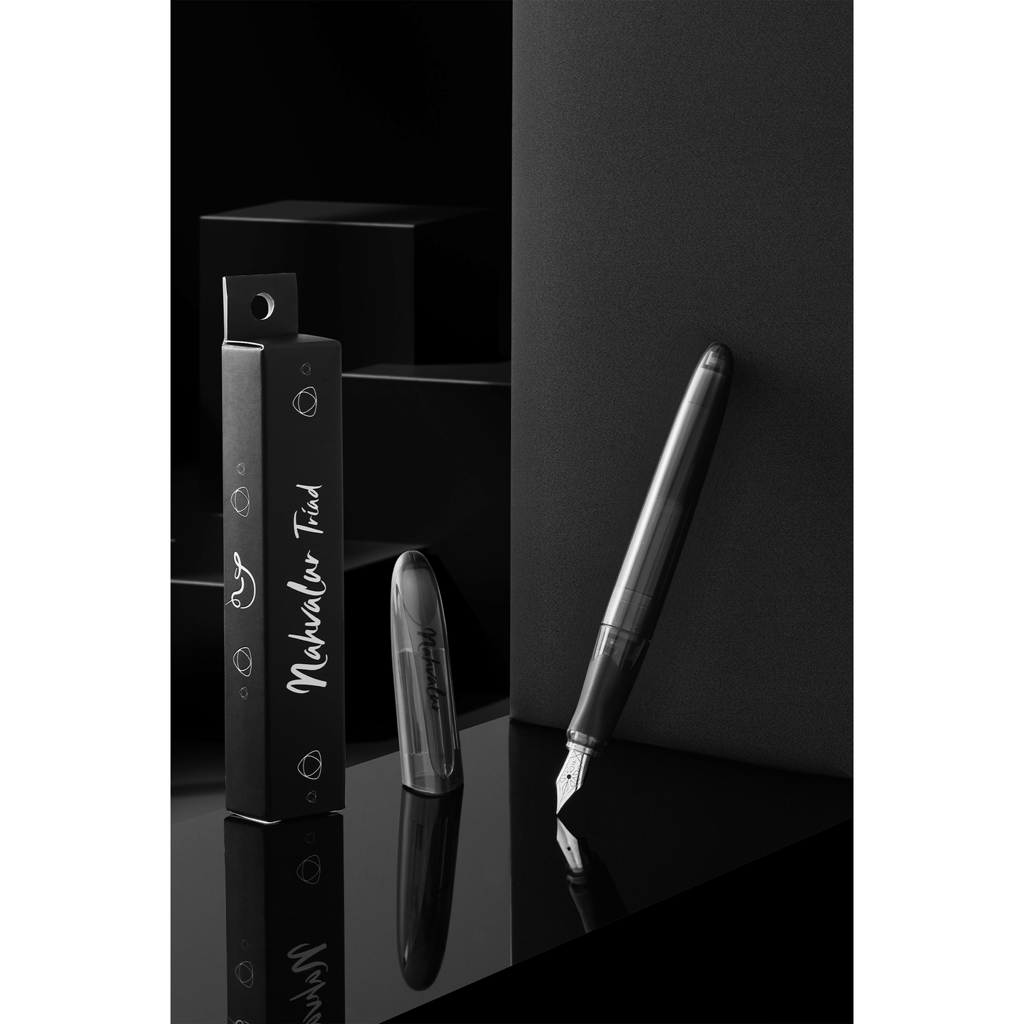 Nahvalur Triad Fountain Pen - Black