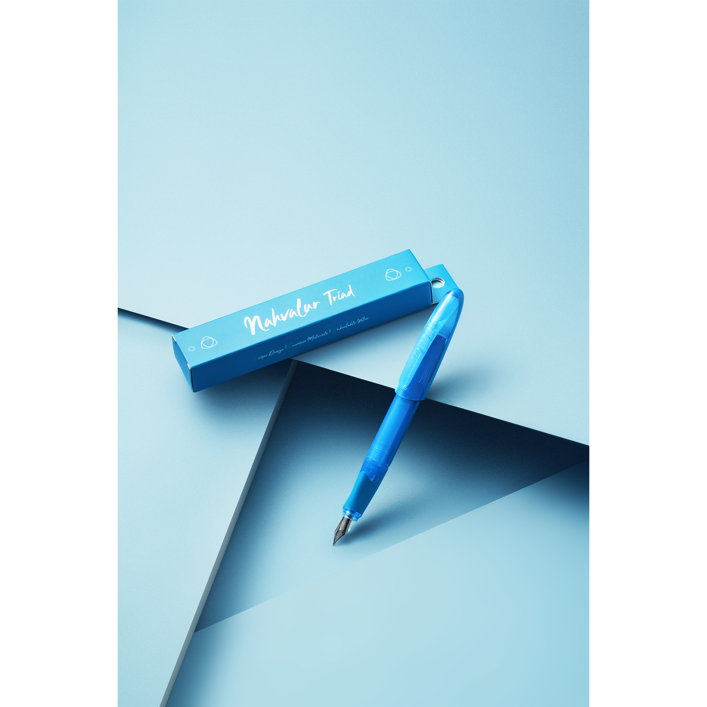 Nahvalur Triad Fountain Pen - Blue