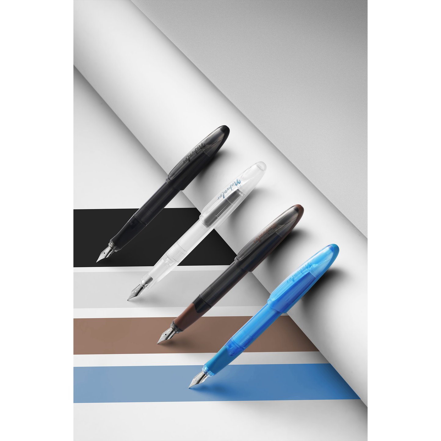 Nahvalur Triad Fountain Pen - Blue