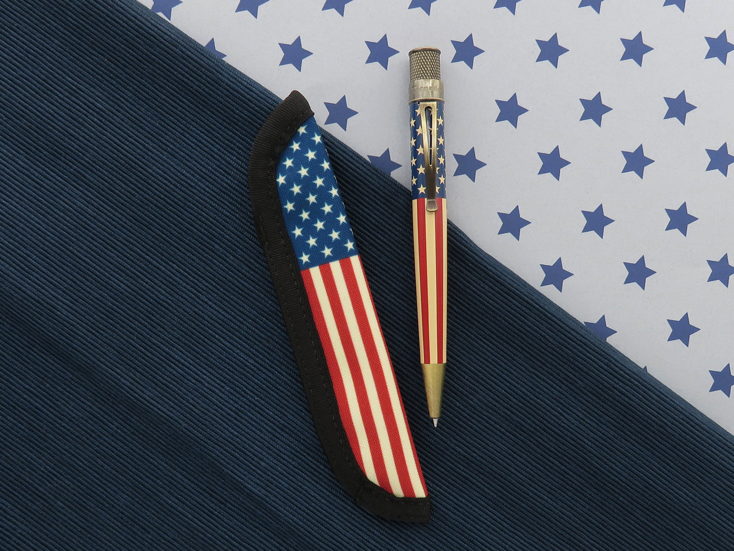 Rickshaw Bagworks 1-Pen Sleeve - Tribute 250 Flag (Retro 51 Design)