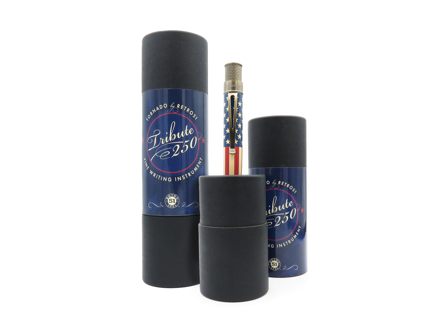 Retro 51 Tornado Rollerball - Tribute 250 (Vintage Metalsmith)