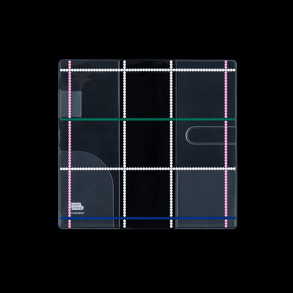 Hobonichi Weeks Clear Cover - Yoshie Watanabe: (Dotted Plaid)