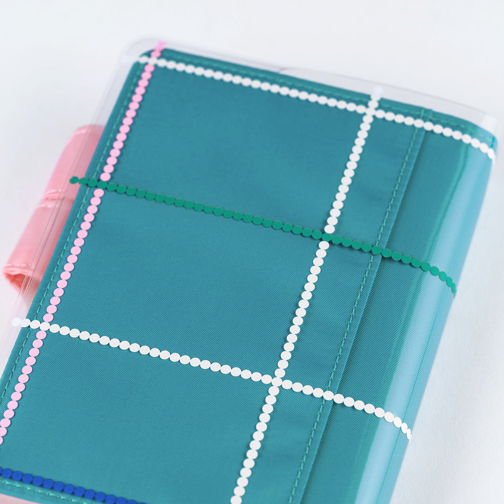 Hobonichi A6 Cover on Cover - Yoshie Watanabe: (Dotted Plaid)