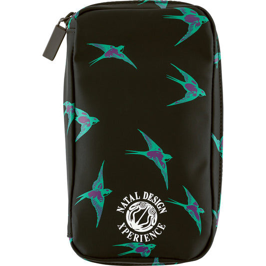 Hobonichi Small Drawer Pouch (Natal Design: Lucky Swallow)