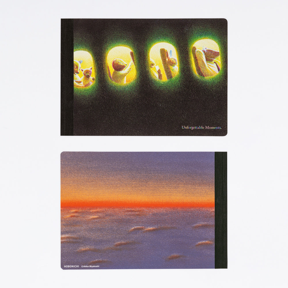 Hobonichi B6 Grid Landscape Notebook - Akiko Miyakoshi: (I Dream of a Journey)