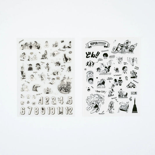 Hobonichi ONE PIECE Sticker Set - Daily / SUPER!!!