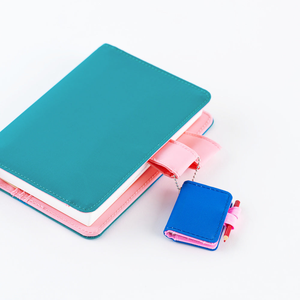 Hobonichi Mini Keychain - Blue x Pink