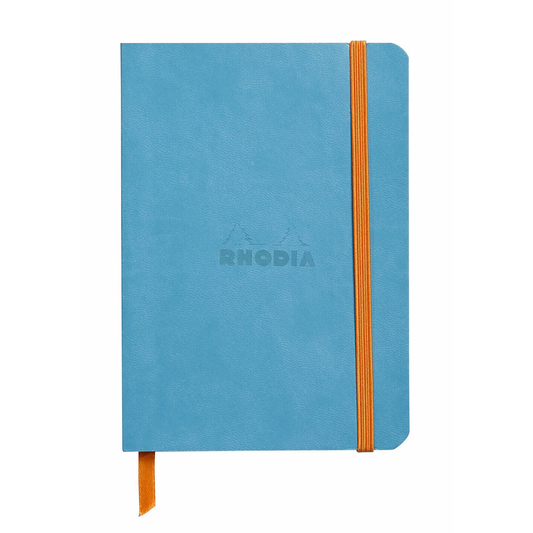 Rhodia Rhodiarama A6 Soft Webnotebook - Turquoise (Dot Grid)