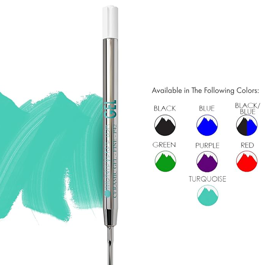 Parker Capless Gel Refill by Monteverde USA® - Turquoise Fine (2 ea)