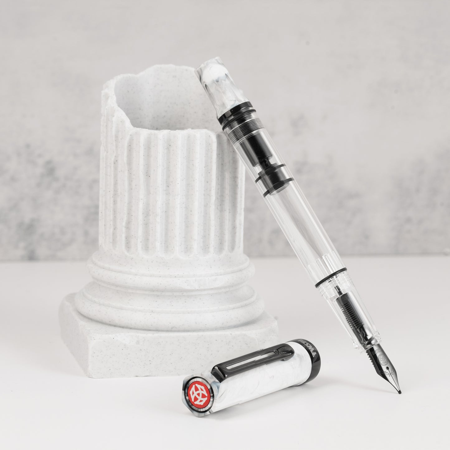 TWSBI ECO Fountain Pen  - Carrara with Onyx Trim