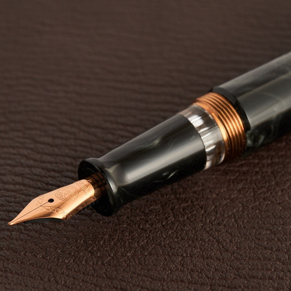 TWSBI Obsidian Fountain Pen - Rose Gold Trim