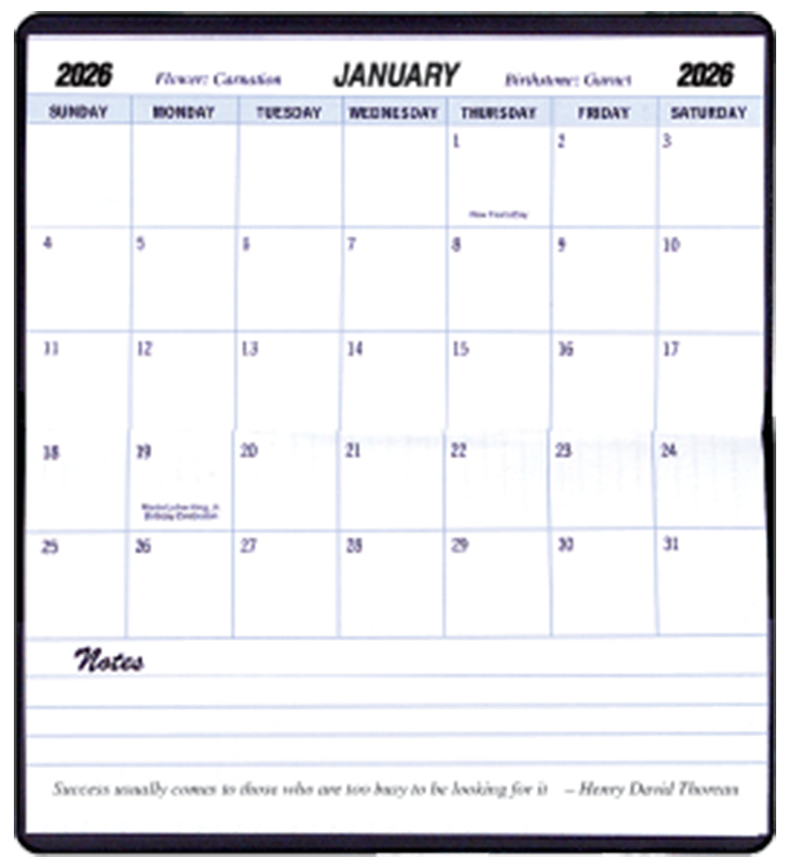 Payne 2026-2027 Floral Two Year Planner