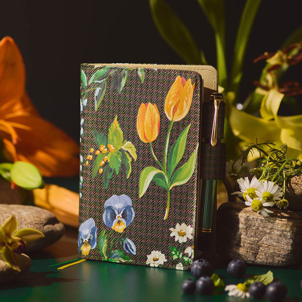 Hobonichi 2026 A6 Techo Book & Cover Set - Tolight: Garden of Botany (English)