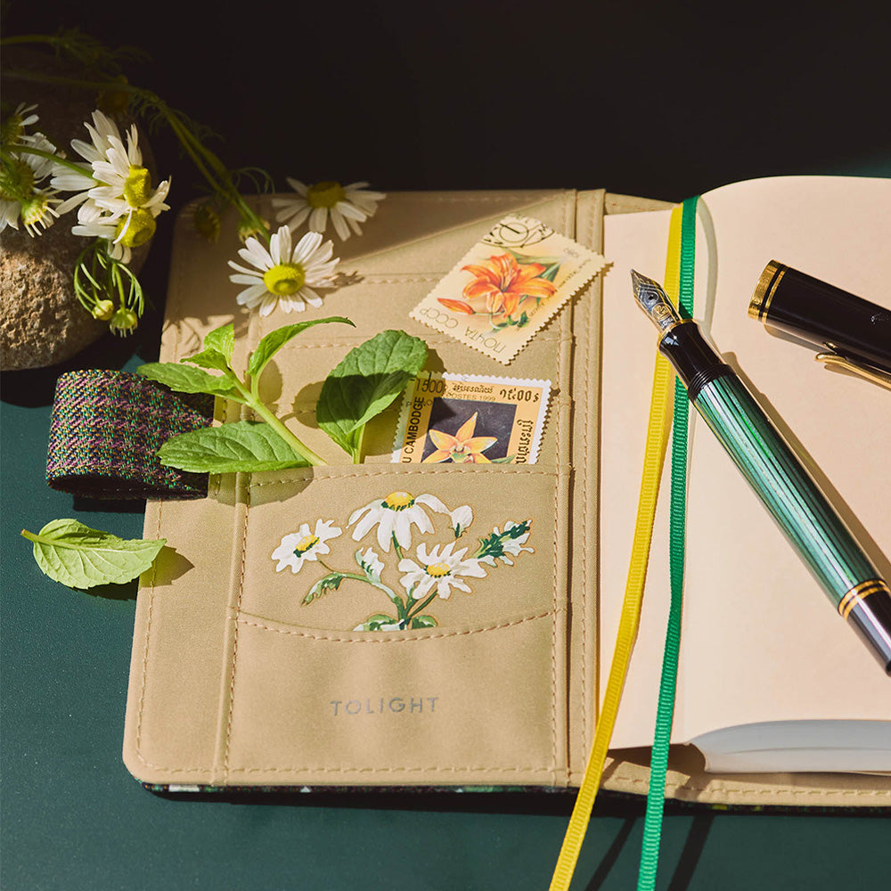 Hobonichi 2026 A6 Techo Book & Cover Set - Tolight: Garden of Botany (English)