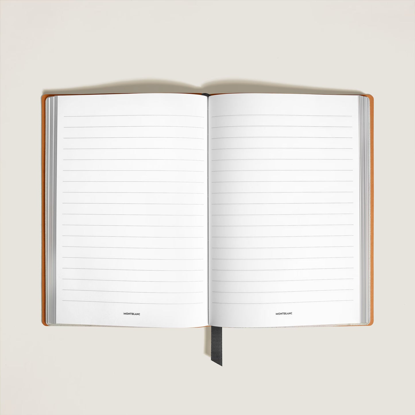 Montblanc Medium Sartorial Leather Notebook - Saffiano Saffron (Lined)