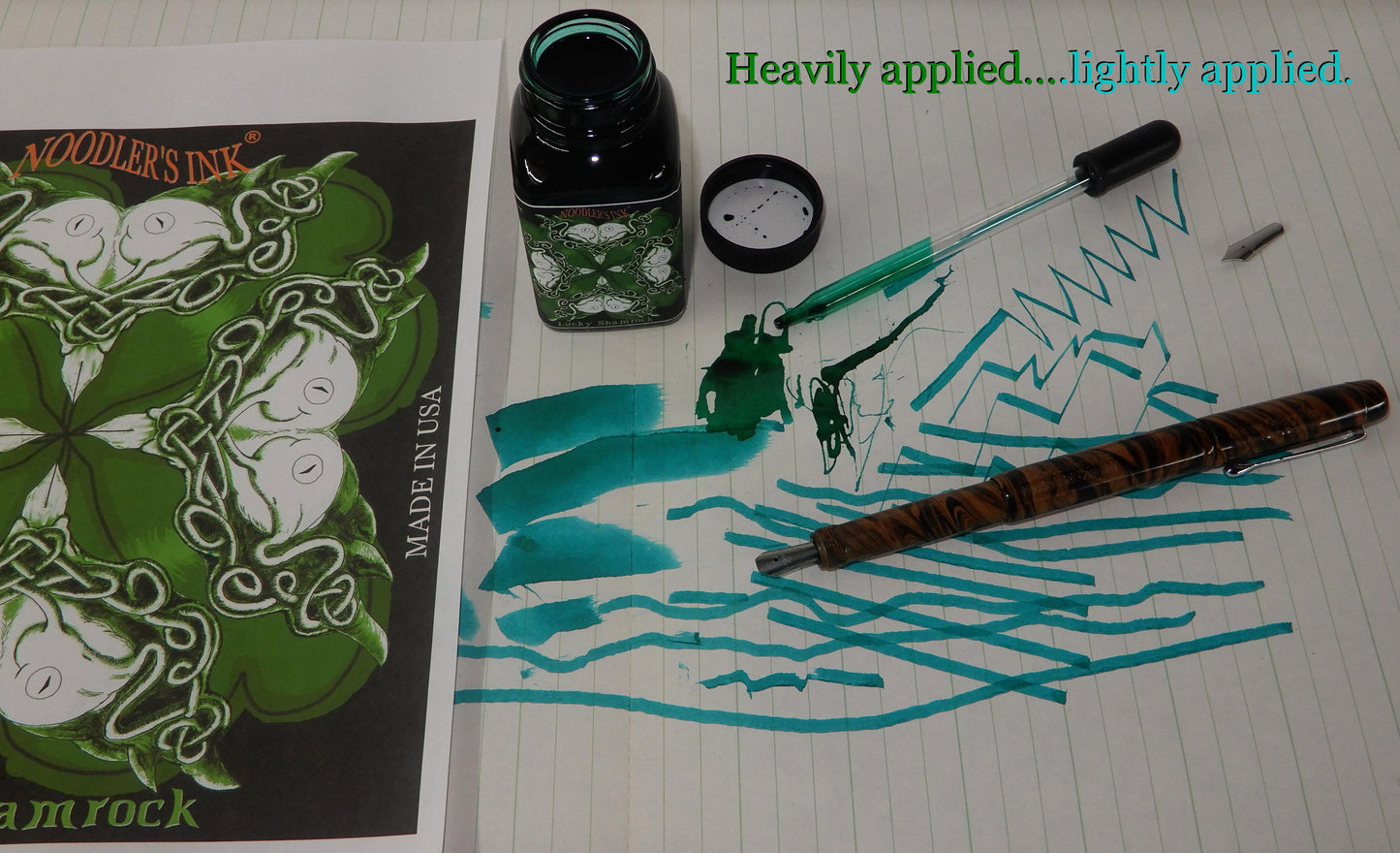 Noodler's Lucky Shamrock (3oz) Bottled Ink (Limited Edition)