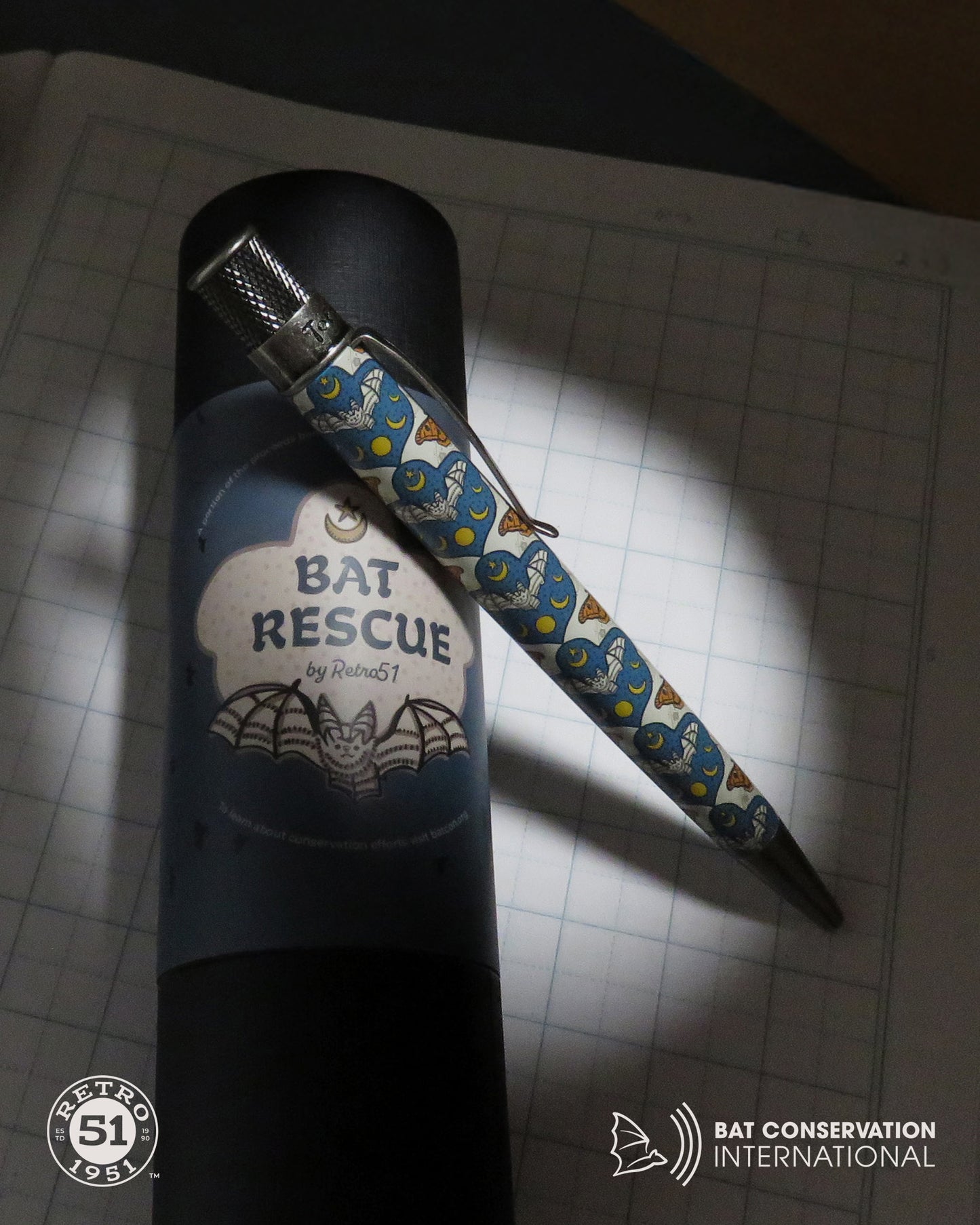 Retro 51 Tornado Rescue Ballpoint - Bat
