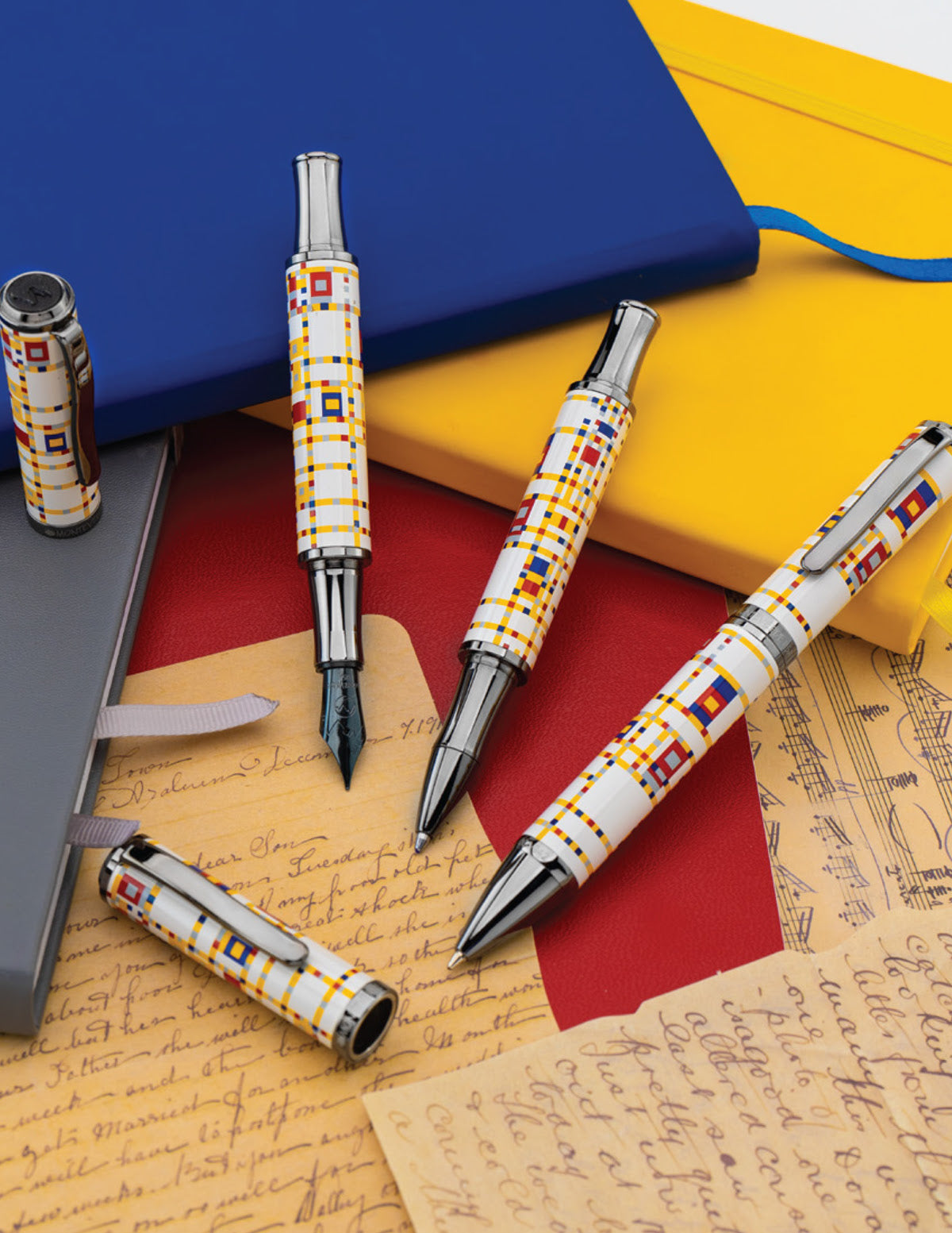 Monteverde USA® Regatta Fountain Pen - Mondrian Broadway Boogie Woogie (Limited Edition)
