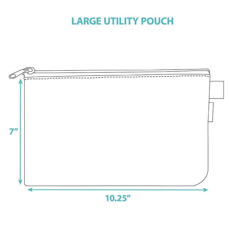 Rickshaw Bagworks Large Utility Pouch - Stationery Icons