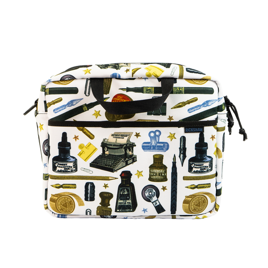 Rickshaw Bagworks Banzai Bag - Vintage Office Supplies (Dromgoole's Exclusive - Well Appointed Desk Design)