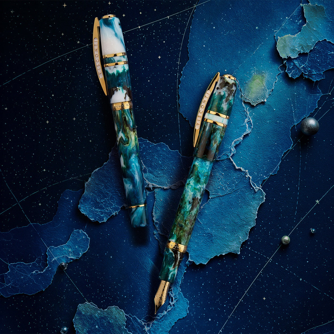 Visconti Homo Sapiens Nebula Fountain Pen - Eagle (Limited Edition)