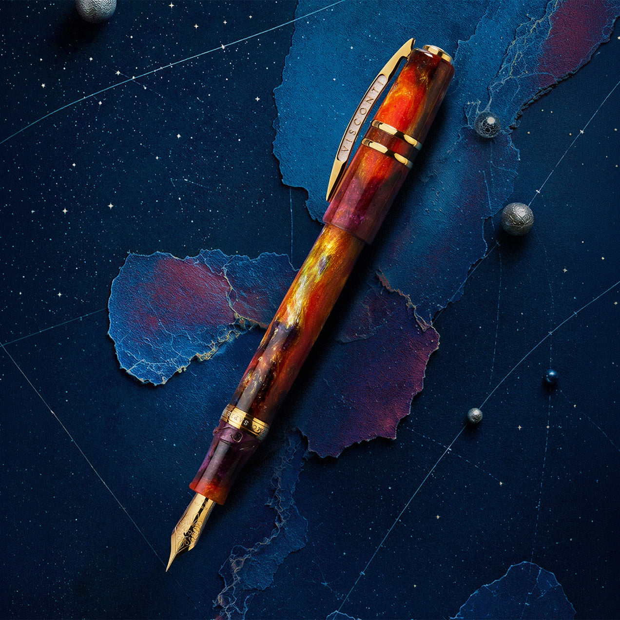 Visconti Homo Sapiens Nebula Fountain Pen - Orion (Limited Edition)