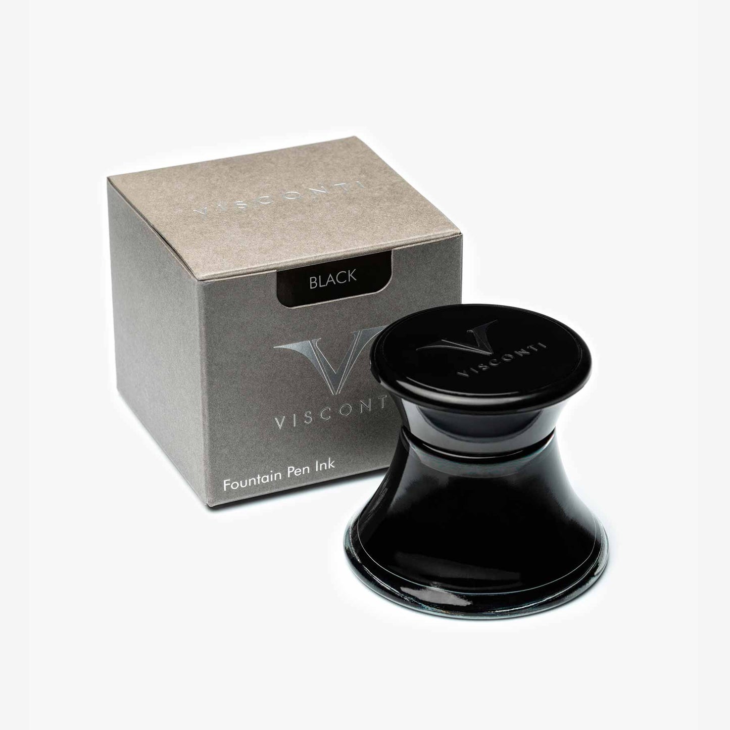 Visconti Inkwell Collection (50ml) Bottled Ink - Black