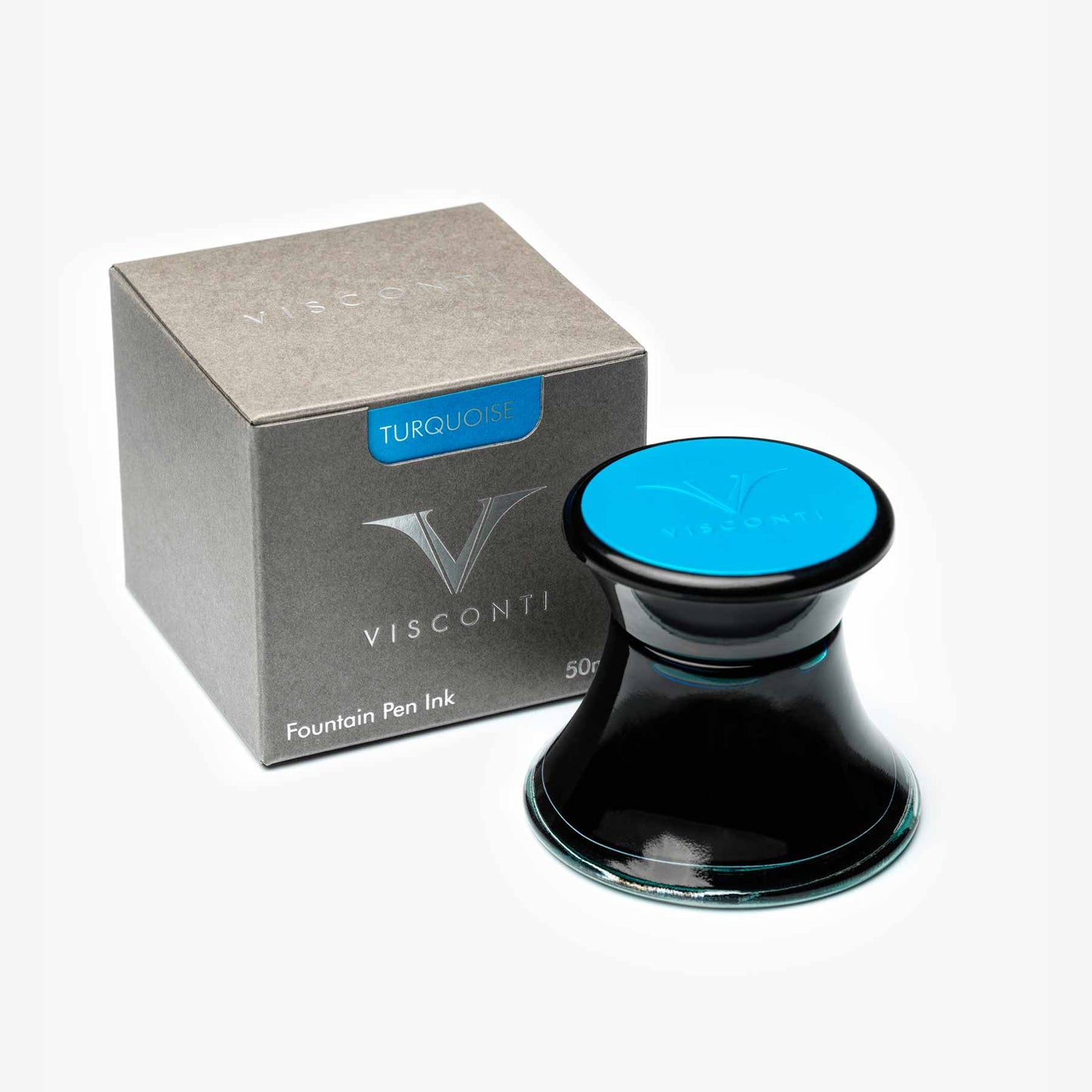 Visconti Inkwell Collection (50ml) Bottled Ink - Turquoise