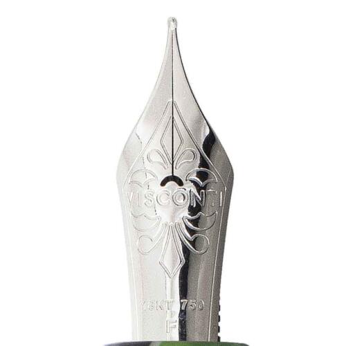 Visconti In-House Nib - White Gold (18KT Medium)