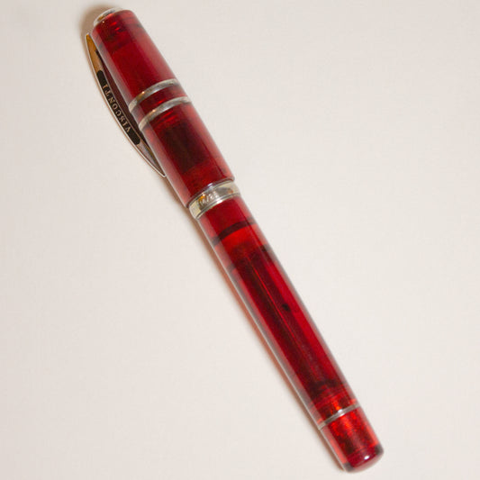 Pre-Owned Visconti Homo Sapiens Red Wine Fountain Pen - Fine
