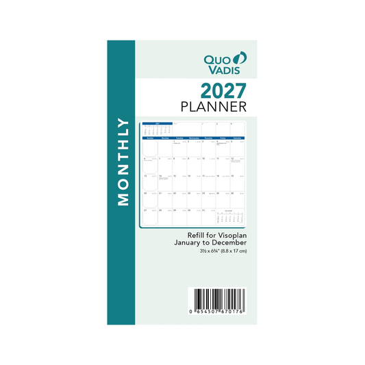 Quo Vadis 2027 Visoplan Planner Refill